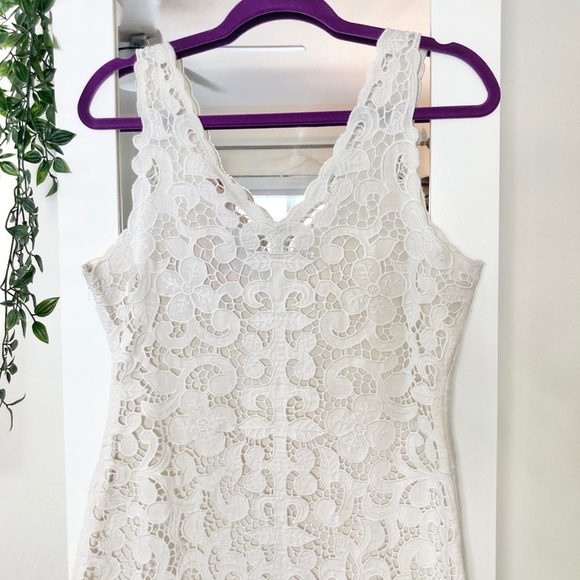 Calypso St. Barth Kagami Linen Lace Eyelet Wedding Dress NWT - Picture 9 of 16